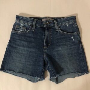 Joe’s Jeans Women's Dark Wash Blue High Rise Shorts size 25